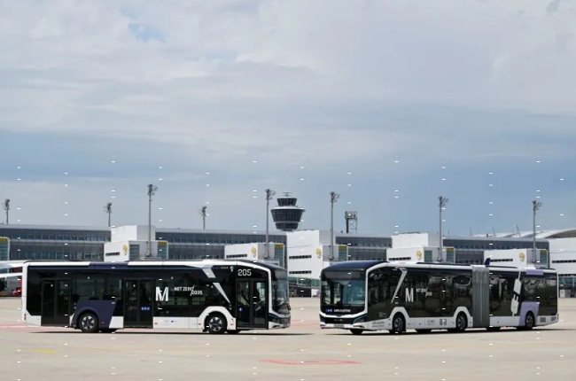 Munich Airport Launches New Electric Bus Depot