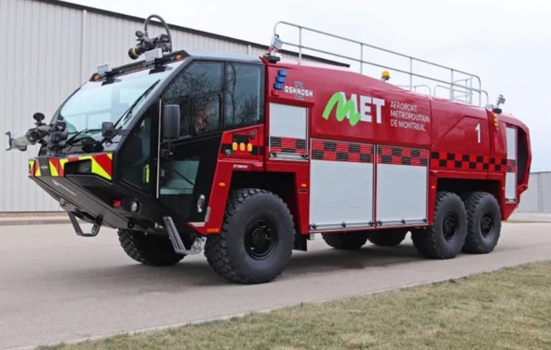 Montreal Metropolitan Airport Enhances Emergency Response Fleet with Two Oshkosh Striker 6×6 ARFF Vehicles