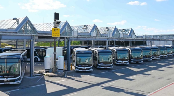 Munich Airport Launches New Electric Bus Depot