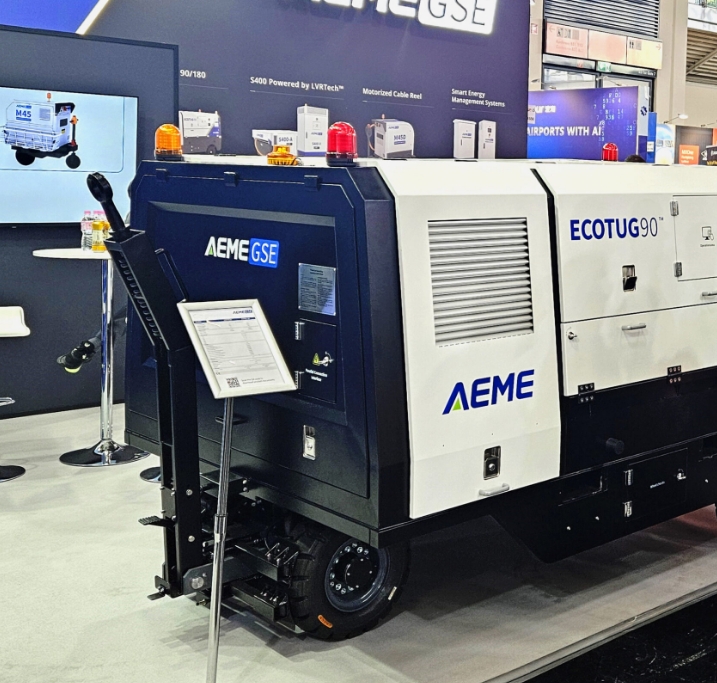 Battery-Powered EcoTug Debuts by AEME GSE at Inter Airport Europe