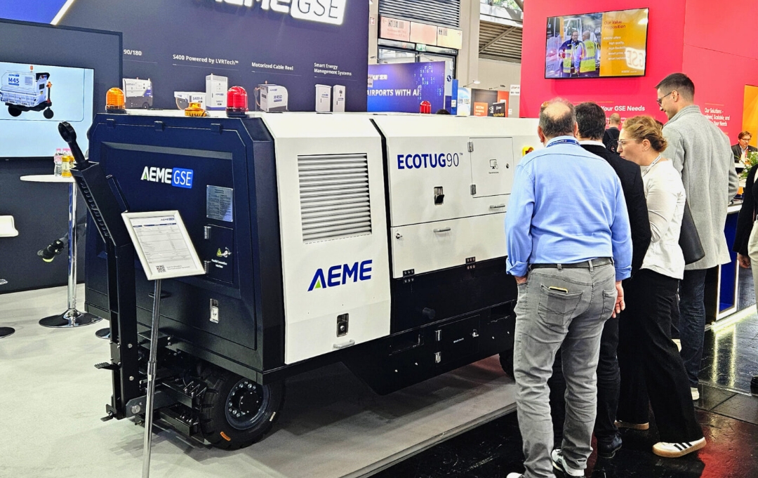 AEME GSE Debuts EcoTug at Inter Airport Europe